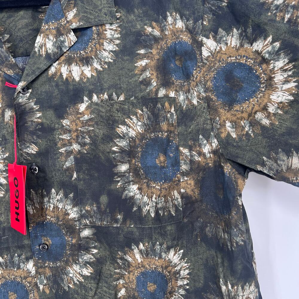 Hugo Boss Sunflower Shirt Mens Sz S - Picture 2 of 4